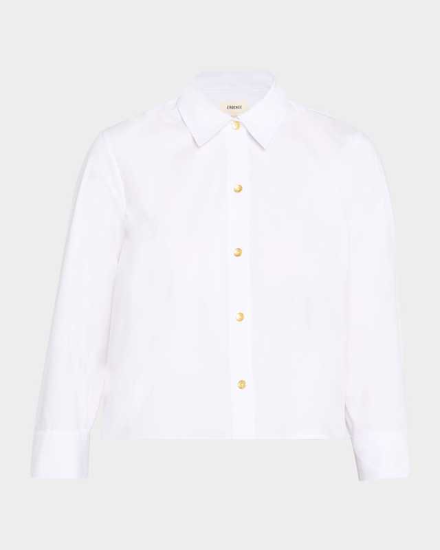 Fawn Button-Front Shirt